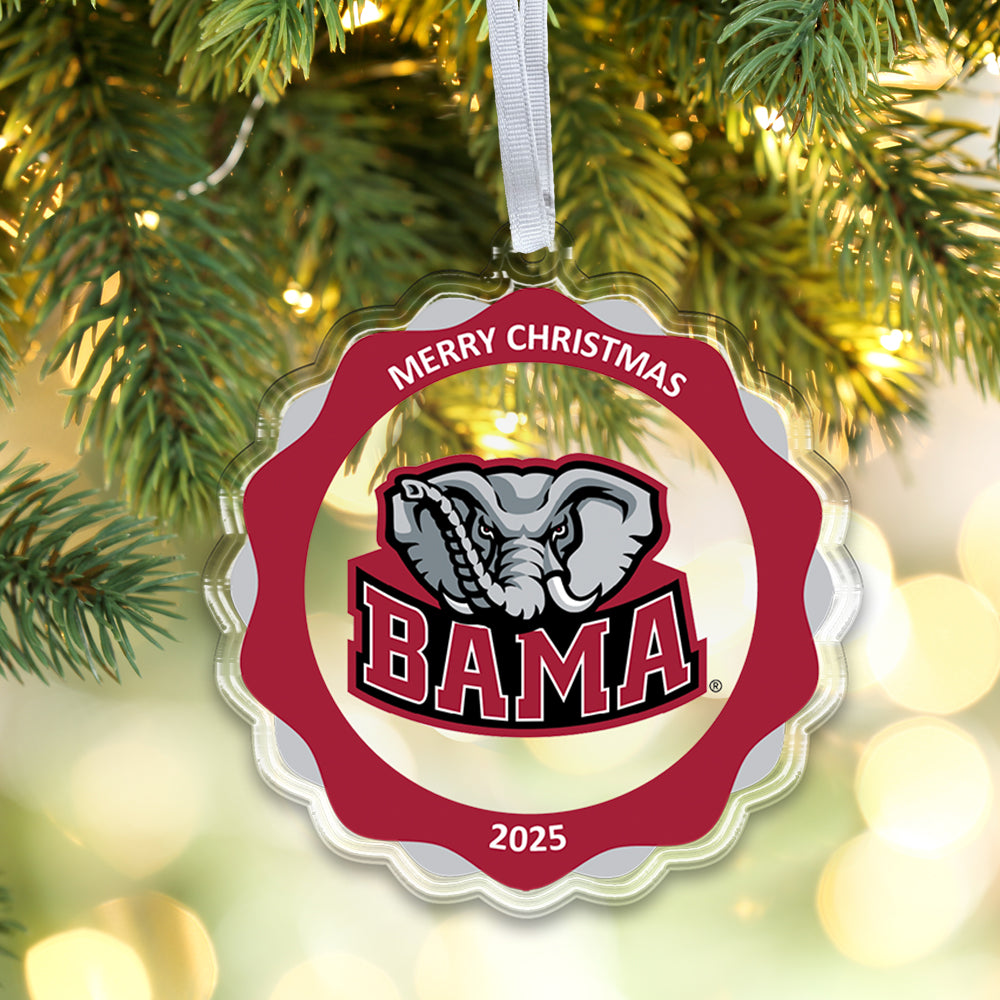 Alabama Crimson Tide - Bama Christmas 2025 Ornament