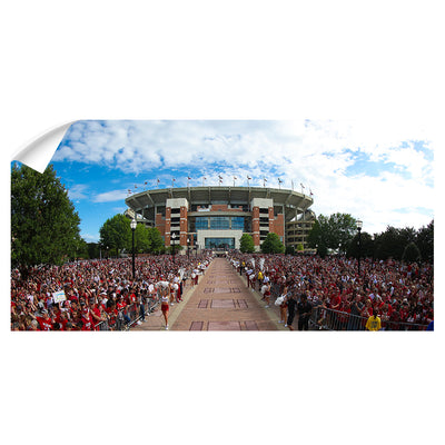 Alabama Crimson Tide - Walk of Champions Panoramic - College Wall Art #Wall Decal