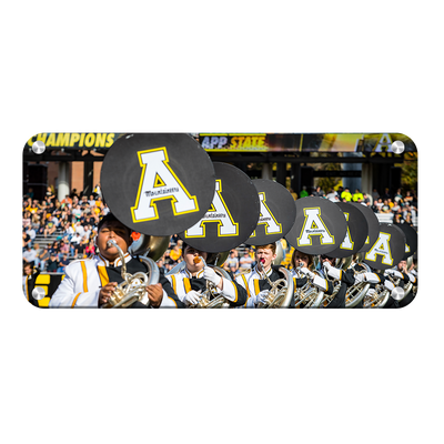Appalachian State Mountaineers - Marching Mountaineers Panoramic - College Wall Art #Metal