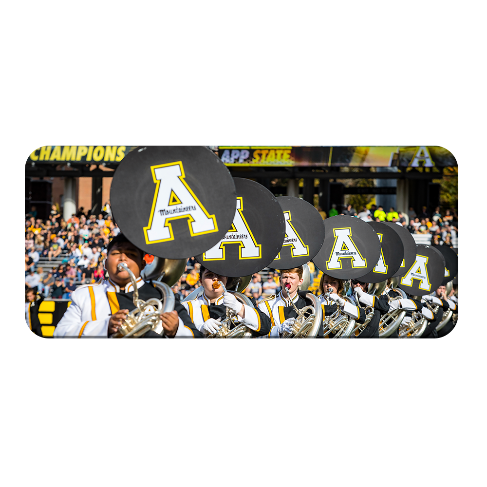 Appalachian State Mountaineers - Marching Mountaineers Panoramic - College Wall Art #PVC