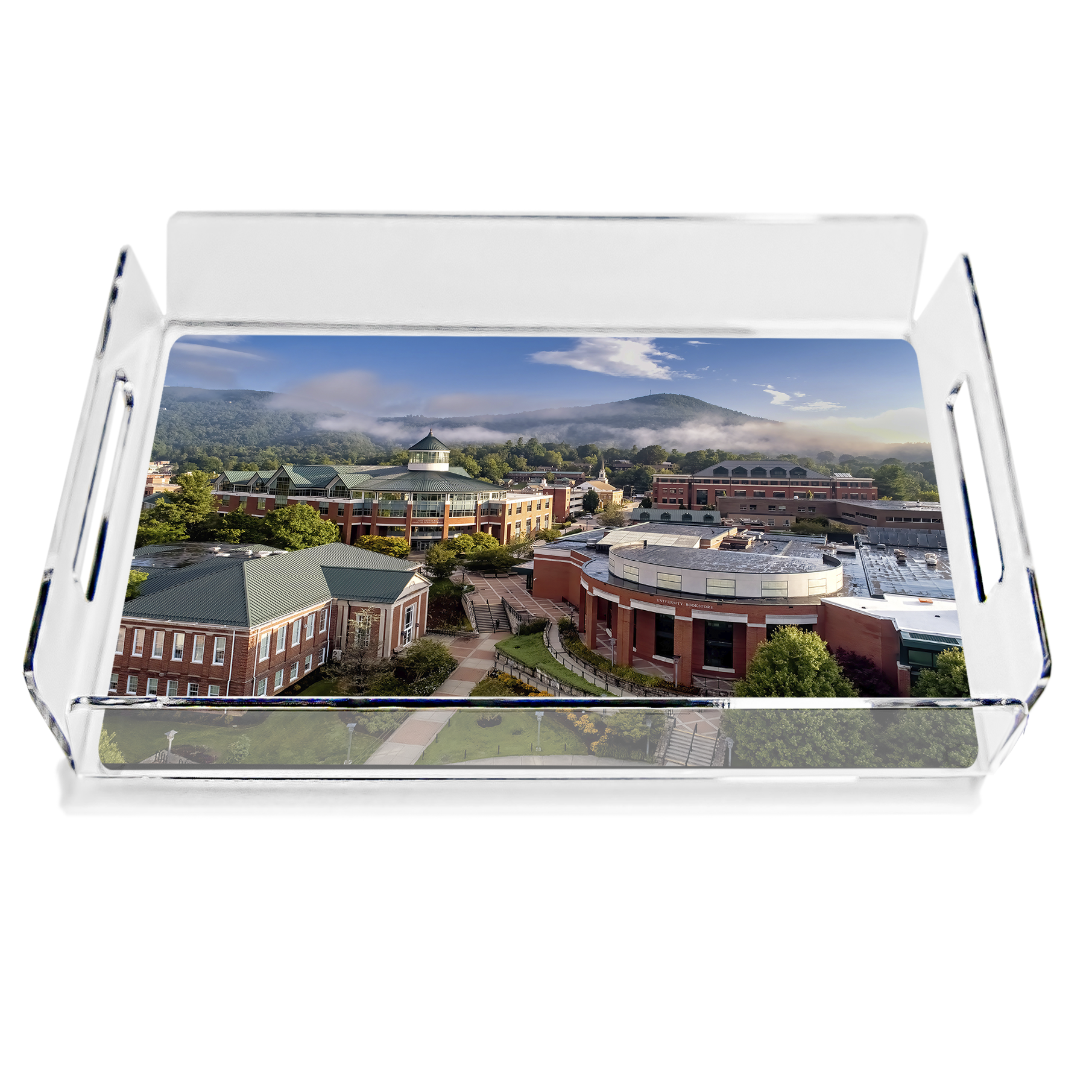 Appalachian State Mountaineers - Campus Sunrise Decorative Serving Tray - College Wall Art #Tray