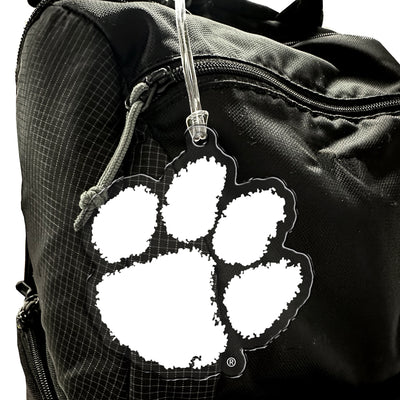 Clemson Tigers - Paw Mark White Ornament & Bag Tag