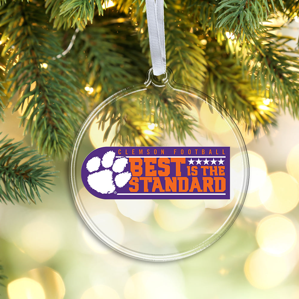 Clemson Tigers - Best is the Standard Orange and Purple Ornament & Bag Tag