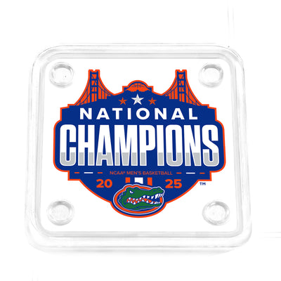 Florida Gators - 2025 Florida Gators National Champions NCAA Men's Basketball Drink Coaster
