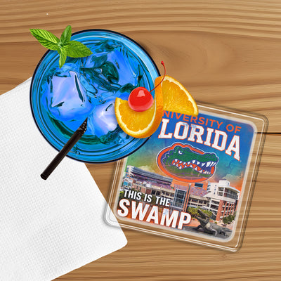 Florida Gators - University of Florida This is the Swamp Drink Coaster