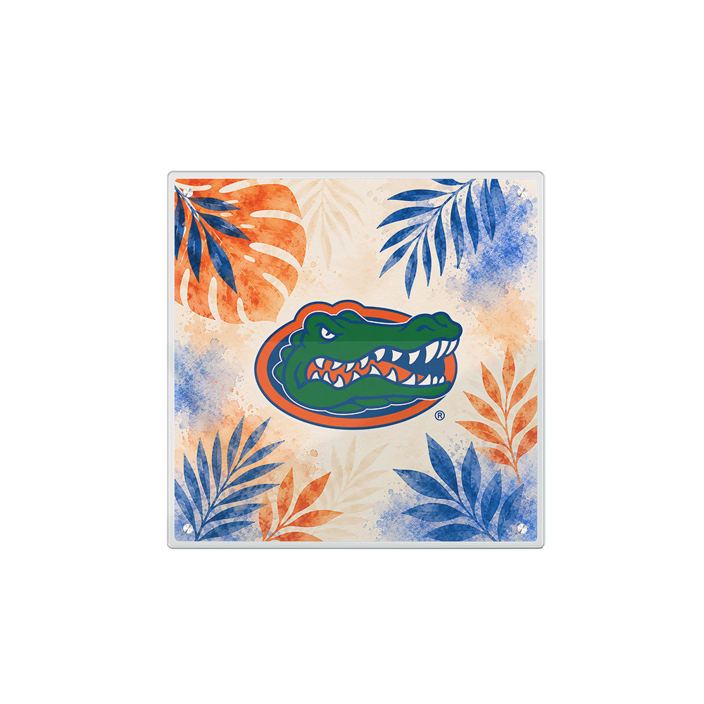 Florida Gators - Tropical Gator - College Wall Art #Acrylic