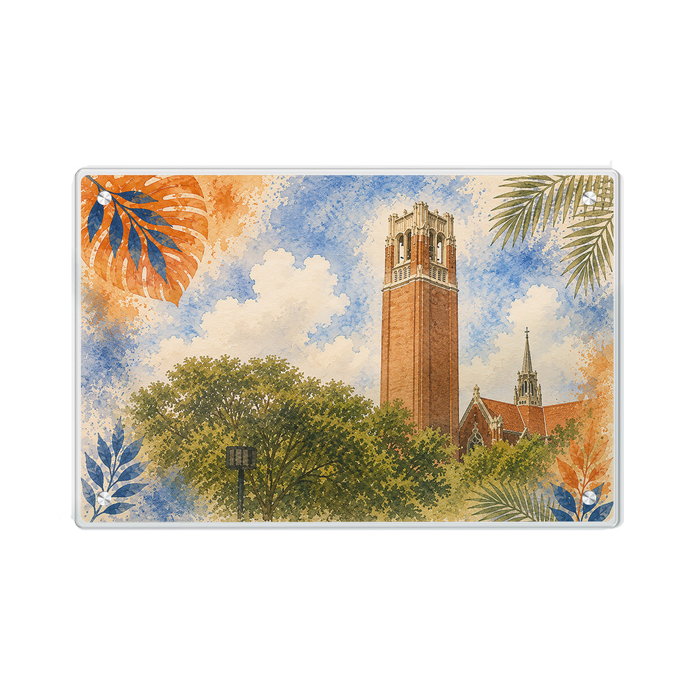 Florida Gators - Tropical Century Tower - College Wall Art #Acrylic