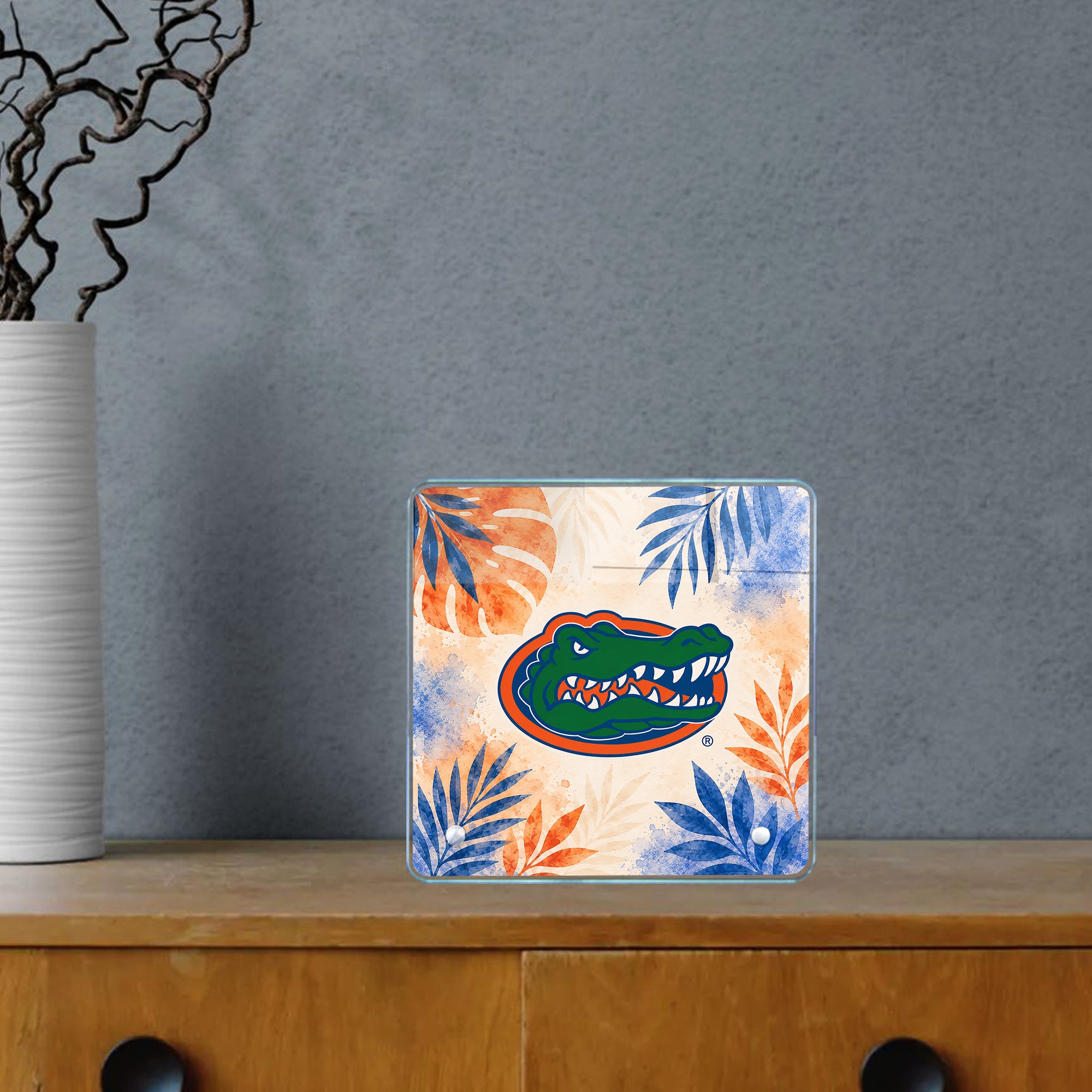 Florida Gators - Tropical Gator - College Wall Art #Acrylic Mini