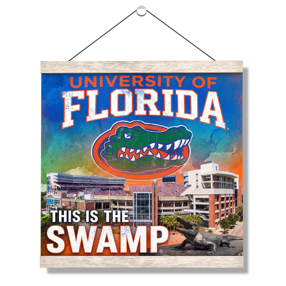 Florida Gators - University of Florida This is the Swamp - College Wall Art #Hanging Canvas