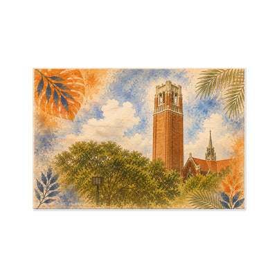 Florida Gators - Tropical Century Tower - College Wall Art #Wood