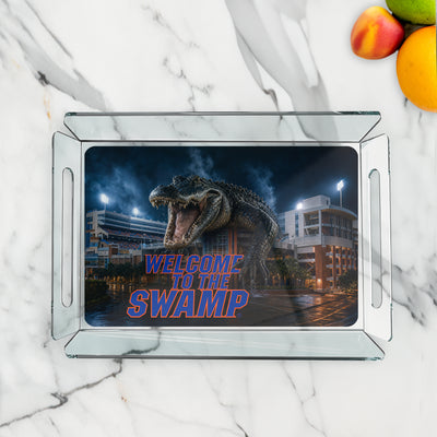 Florida Gators - Welcome ot the Swamp Decorative Serving Tray