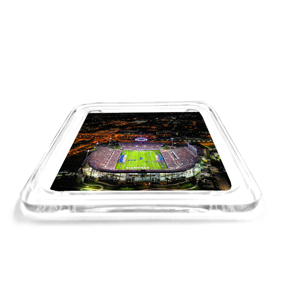 Florida Atlantic Owls - FAU Stadium Aerial Drink Coaster