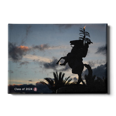 Florida State Seminoles - Seminole Silhouette Class of 2024 - College Wall Art #Canvas