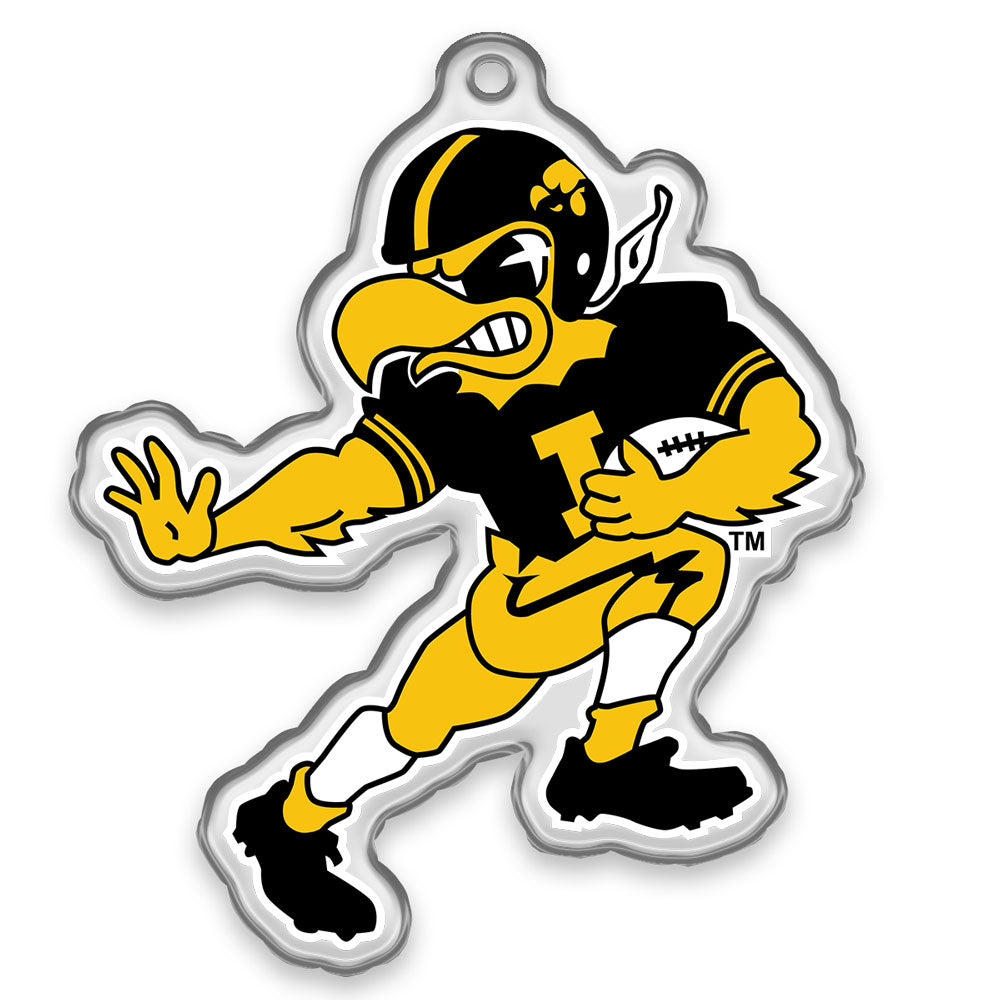 Iowa Hawkeyes - Ole Time Herky Ornament & Bag Tag
