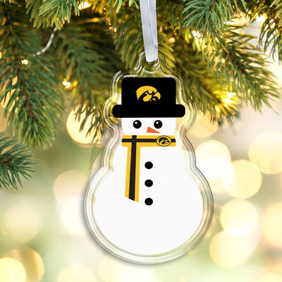 Iowa Hawkeyes - Iowa Hawkeyes Snowman Ornament