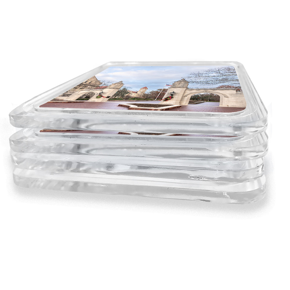 Indiana Hoosiers - Entrance Indiana University Acrylic Drink Coaster