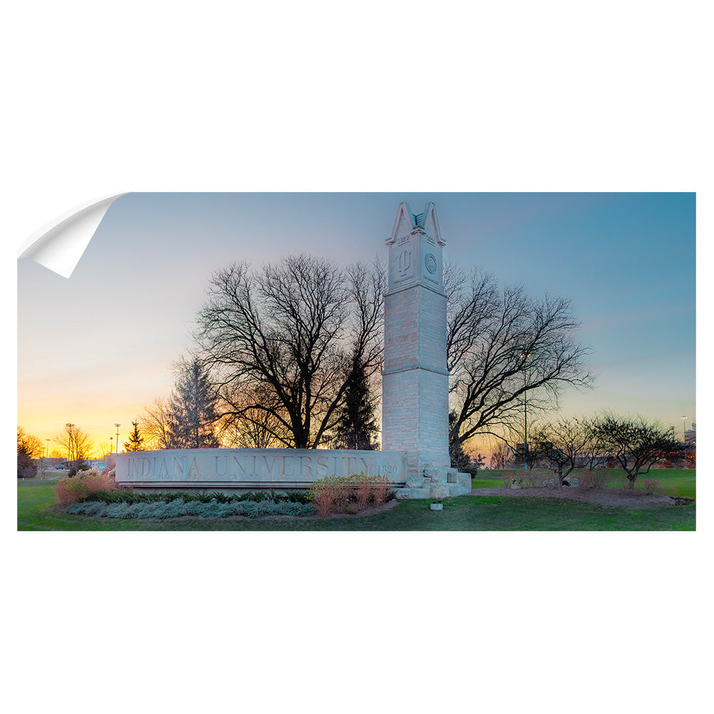 Indiana Hoosiers - Indiana University 1820 Panoramic - College Wall Art #Decal
