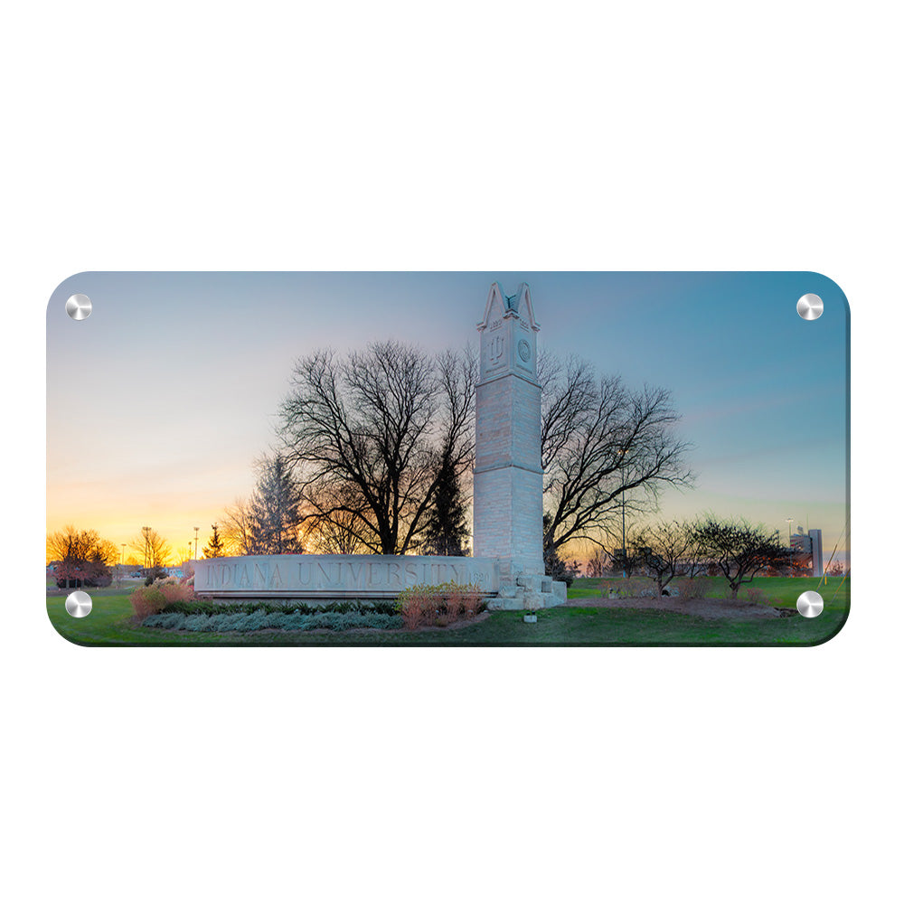 Indiana Hoosiers - Indiana University 1820 Panoramic - College Wall Art #Metal