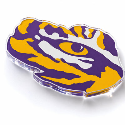 LSU Tigers - Eye of the Tiger Dimensional Drink Coaster