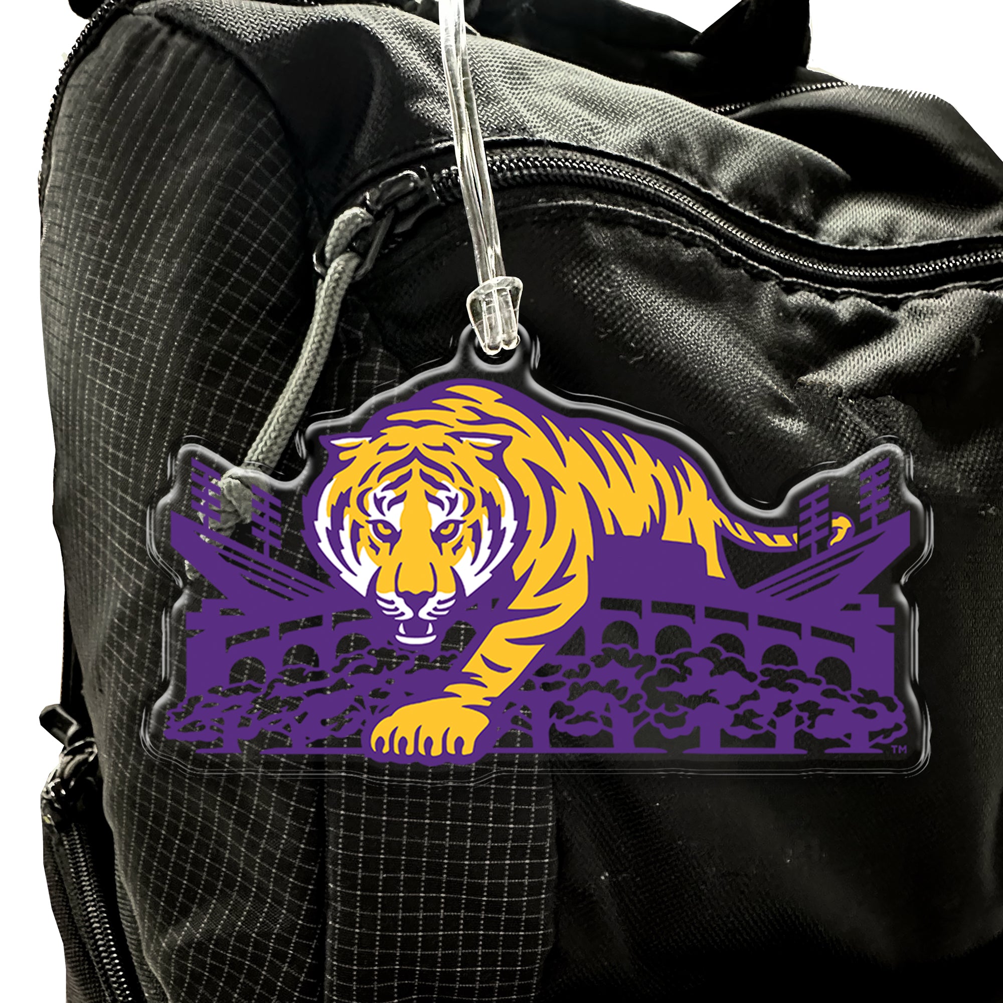 LSU Tigers - Tiger Stepping Out Ornament & Bag Tag