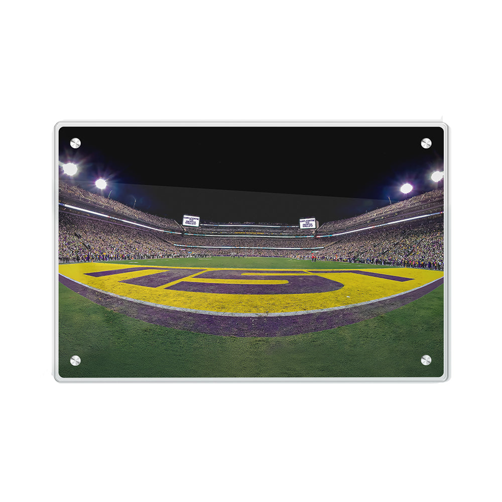 LSU Tigers - LSU End Zone - College Wall Art #Acrylic