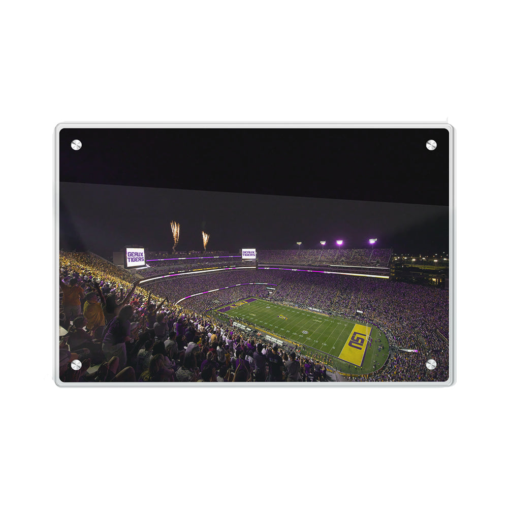 LSU Tigers - LSU Score Geaux Tigers - College Wall Art #Acrylic