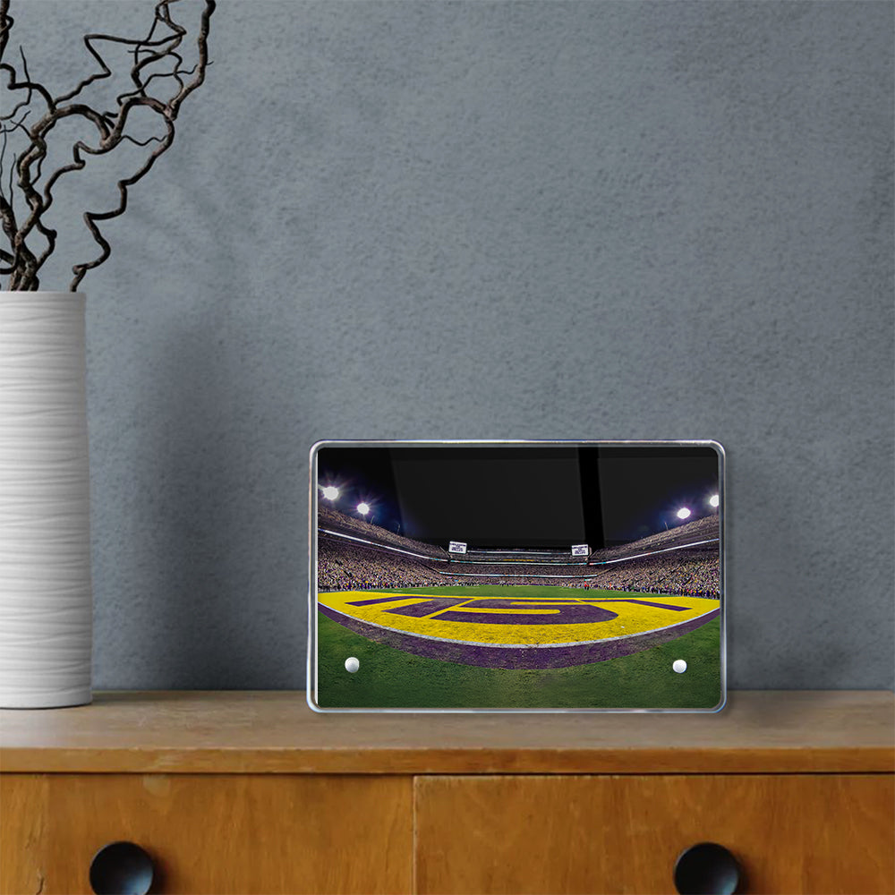 LSU Tigers - LSU End Zone - College Wall Art #Acrylic Mini