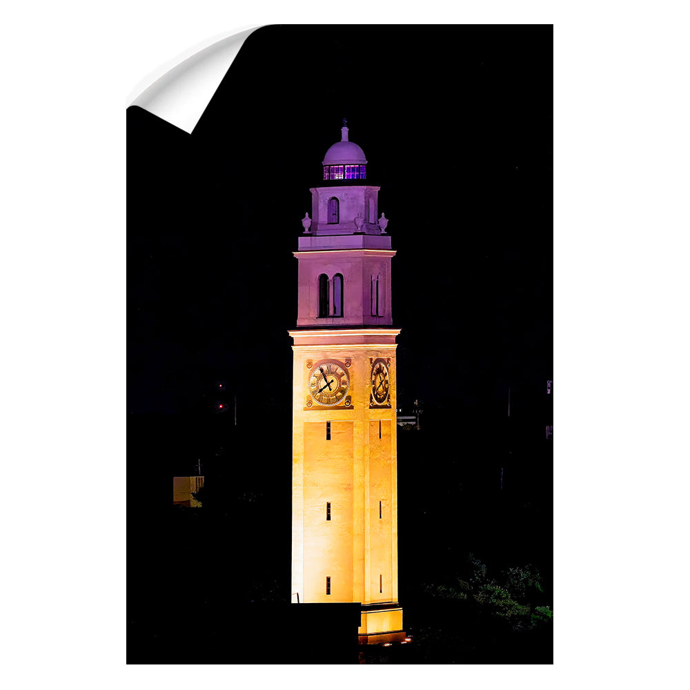 LSU Tigers - Memorial Tower Gametime - College Wall Art #Wall Decal