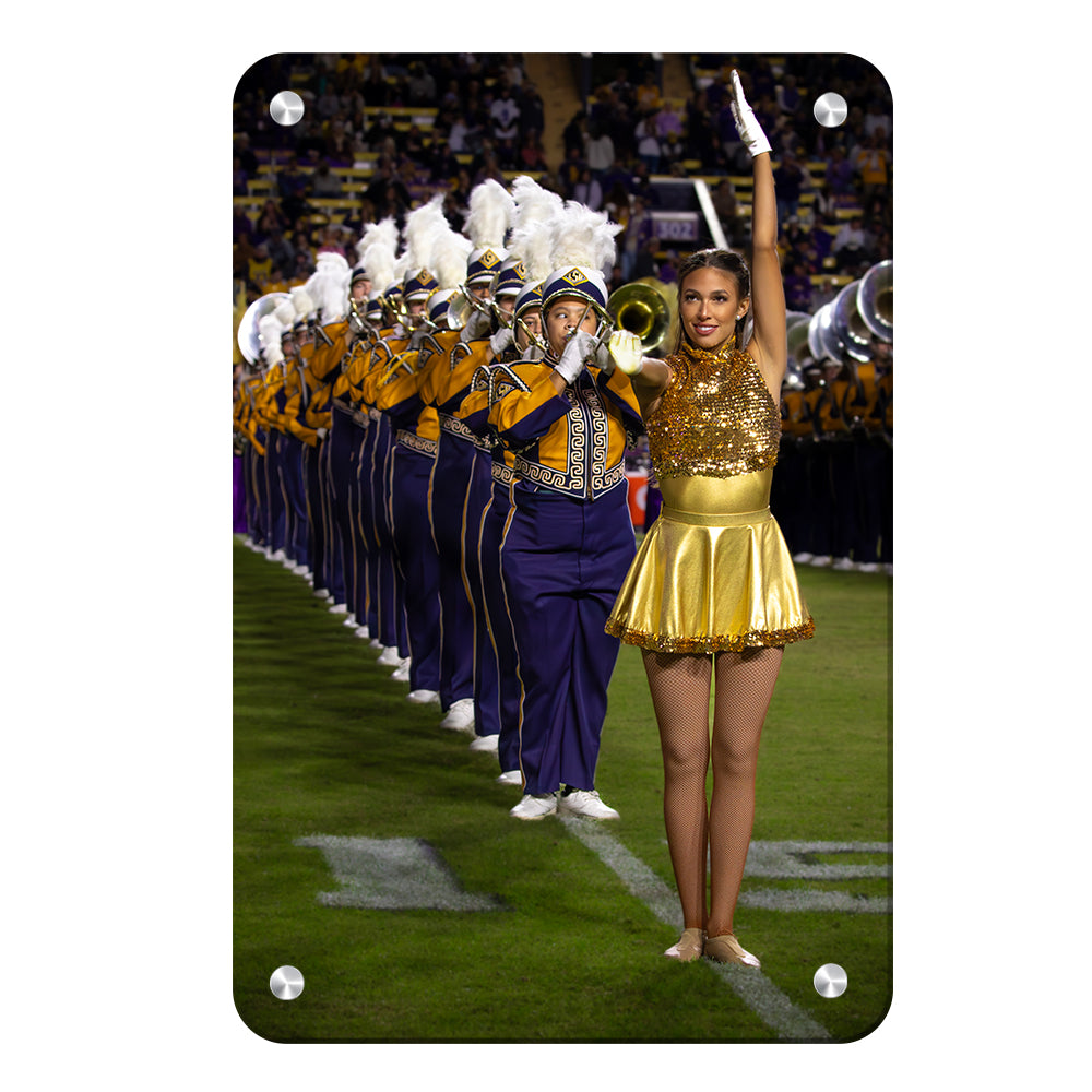 LSU Tigers - LSU Golden Girl - College Wall Art #Metal