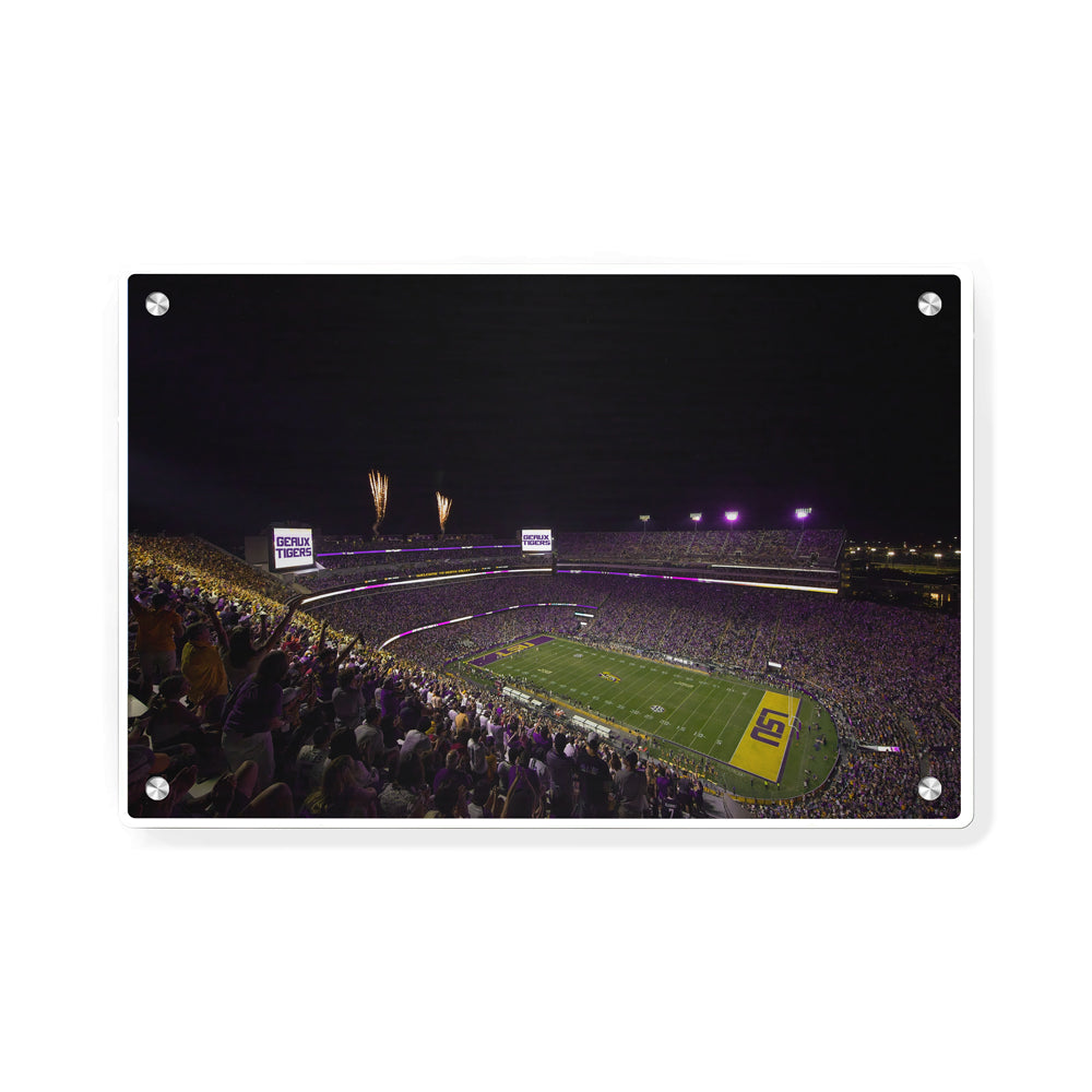LSU Tigers - LSU Score Geaux Tigers - College Wall Art #Metal