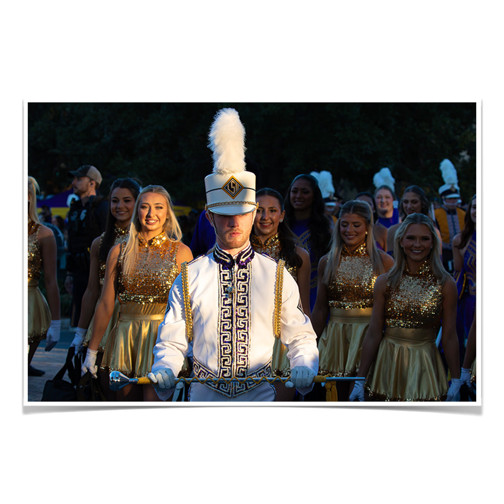 LSU Tigers - Drum Major - College Wall Art #Poster