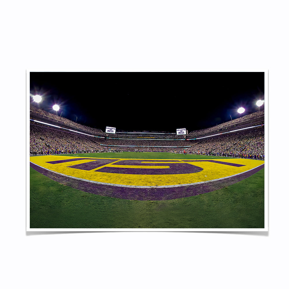 LSU Tigers - LSU End Zone - College Wall Art #Poster