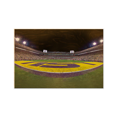 LSU Tigers - LSU End Zone - College Wall Art #Wood