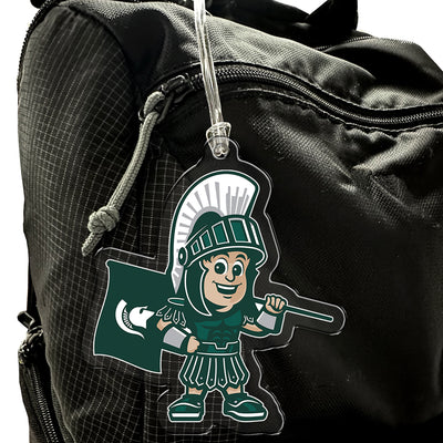 Michigan State Spartans - Sparty Youth Bag Tag & Ornament