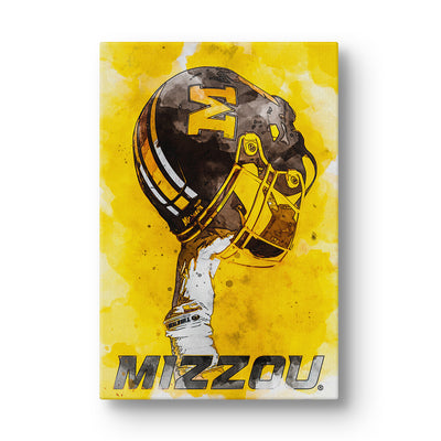 Missouri Tigers - Mizzou Pride Watercolor - College Wall Art #Canvas