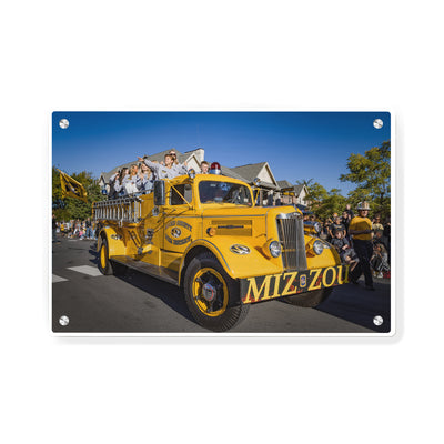 Missouri Tigers - Mizzou Fire Truck Homecoming Parade - College Wall Art #Metal
