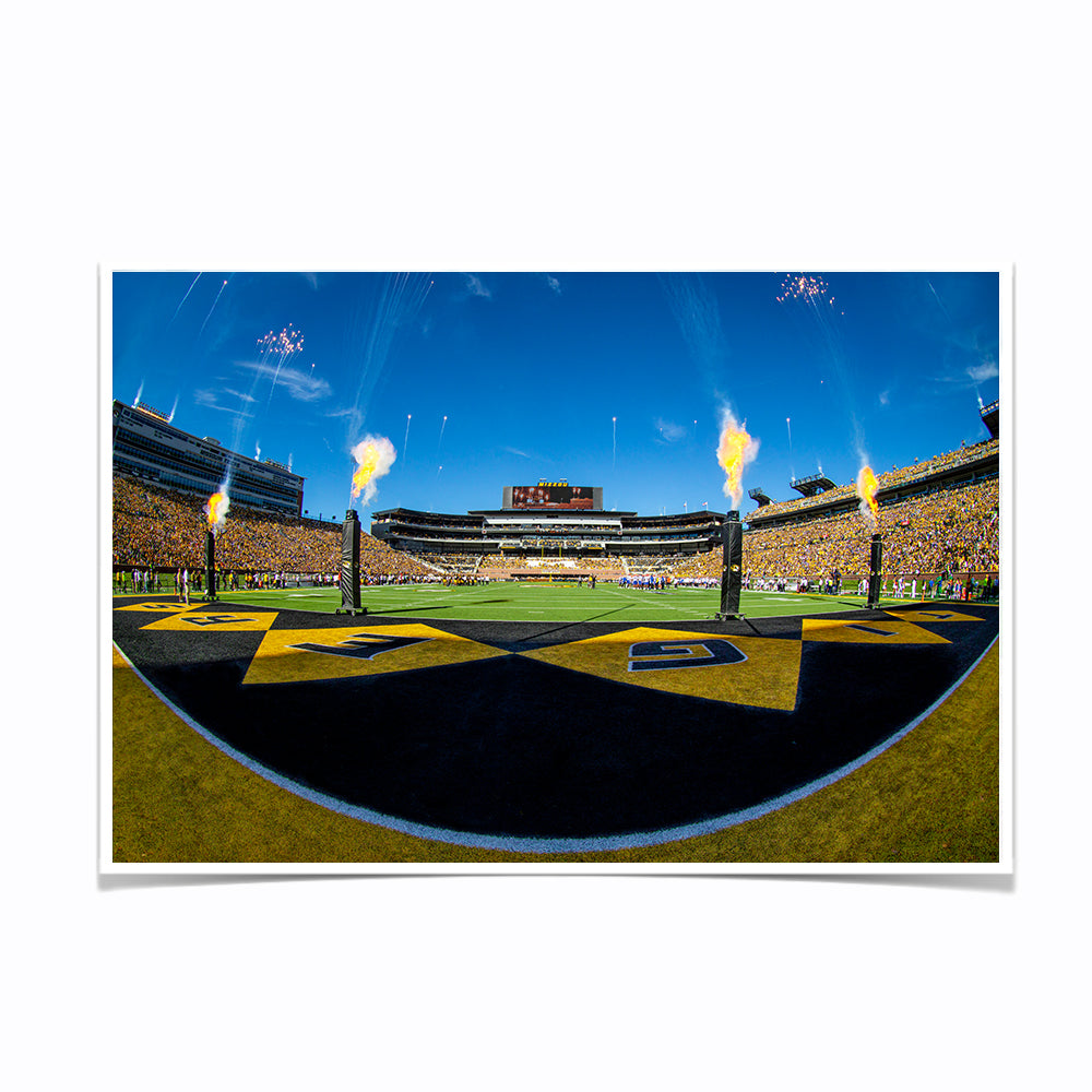 Missouri Tigers - Mizzou End Zone - College Wall Art #Poster
