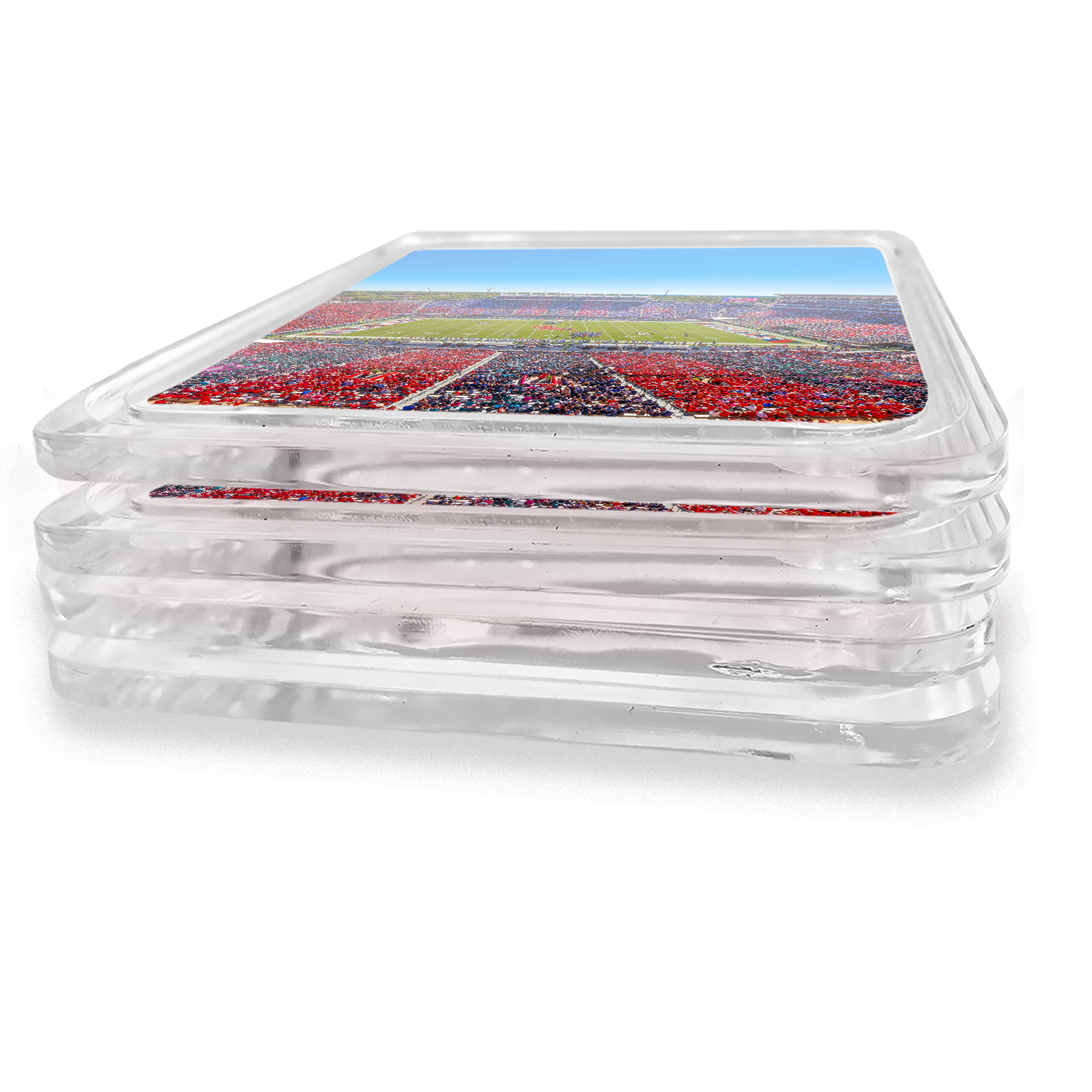 Ole Miss Rebels - Ole Miss Stripe Out Drink Coaster