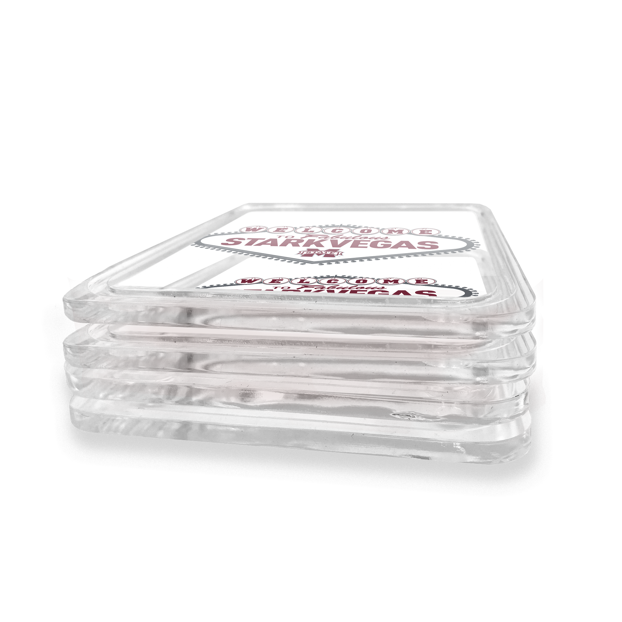 Mississippi State Bulldogs - Welcome to Starkvegas Drink Coaster