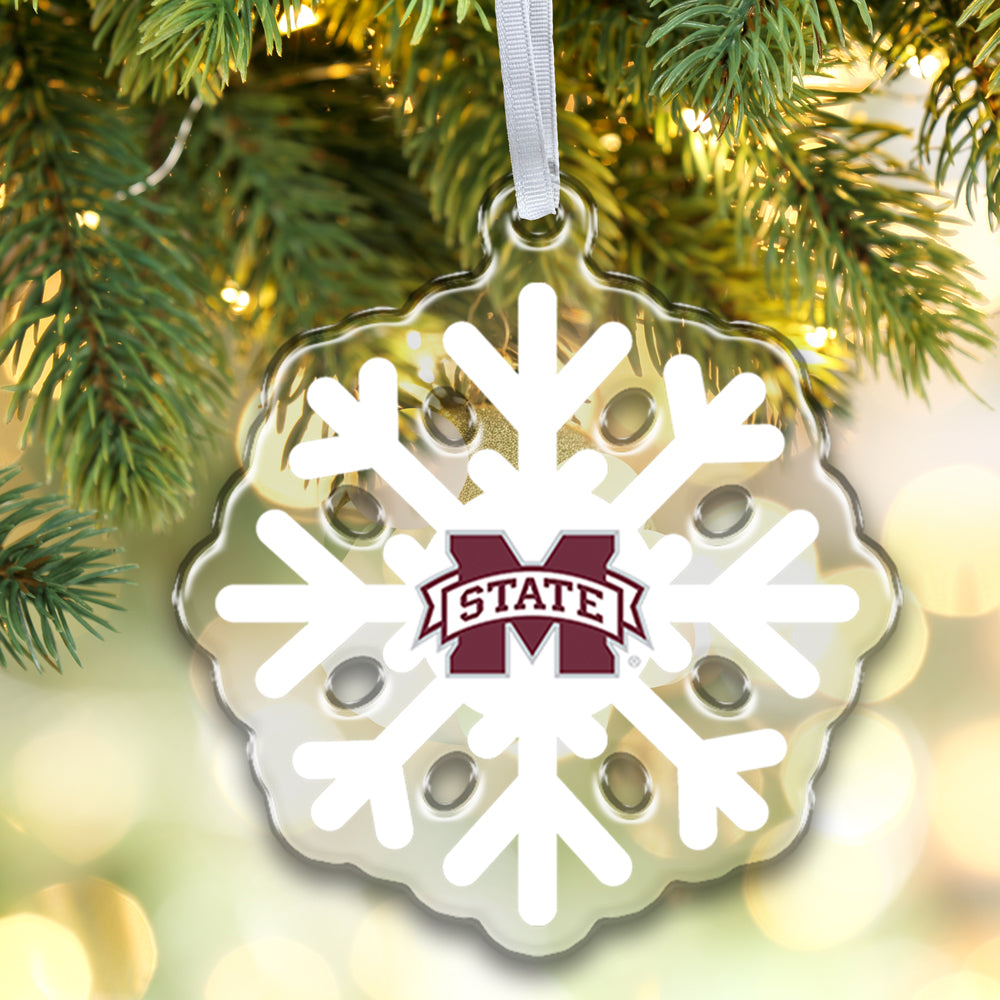 Mississippi State Bulldogs - Mississippi State Snowflake Ornament