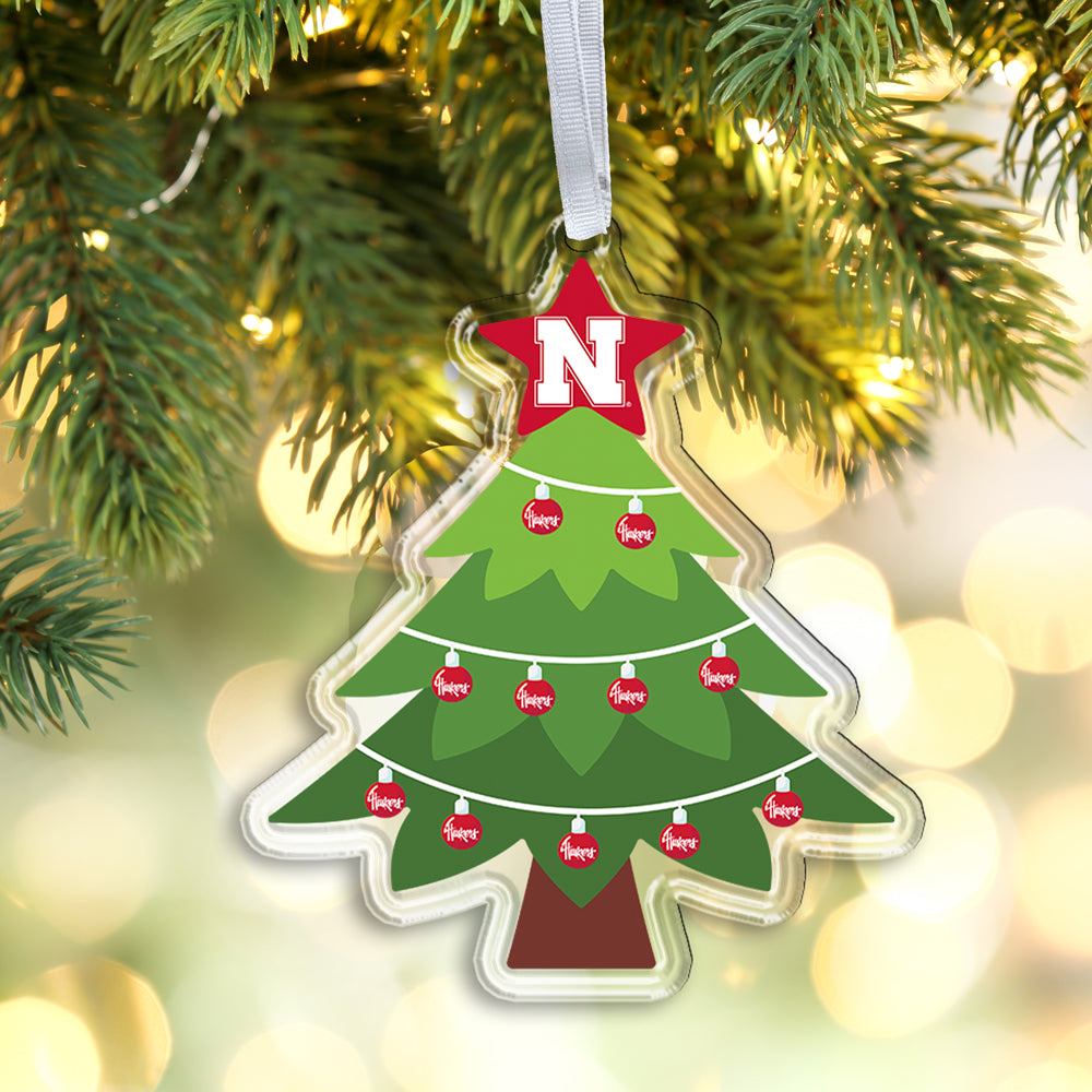 Nebraska Cornhuskers - Nebraska Christmas Tree Ornament