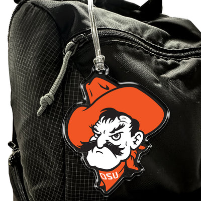 Oklahoma State Cowboys - Pistol Pete Head Shot Ornament & Bag Tag