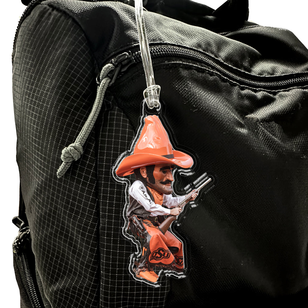 Oklahoma State Cowboys - Pistol Pete Live Ornament & Bag Tag