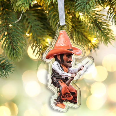 Oklahoma State Cowboys - Pistol Pete Live Ornament & Bag Tag