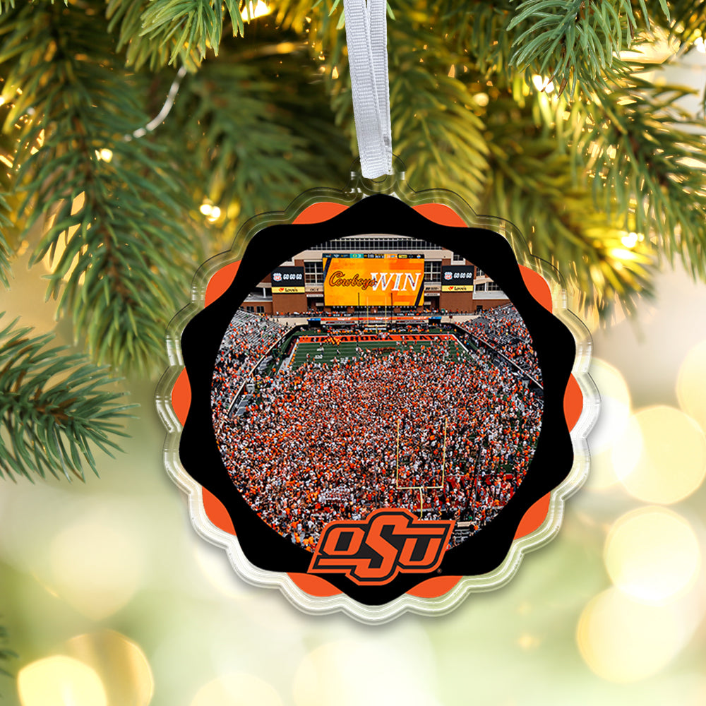 Oklahoma State Cowboys - Storm the Field Ornament & Bag Tag