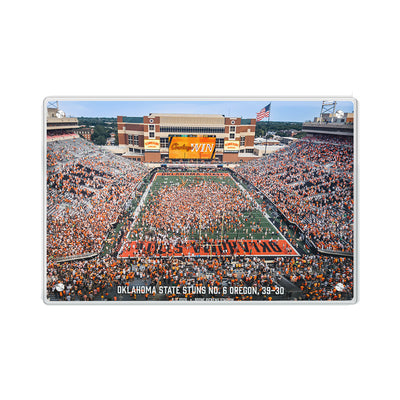 Oklahoma State Cowboys - Oklahoma State Stuns No. 6 Oregon - College Wall Art #Acrylic