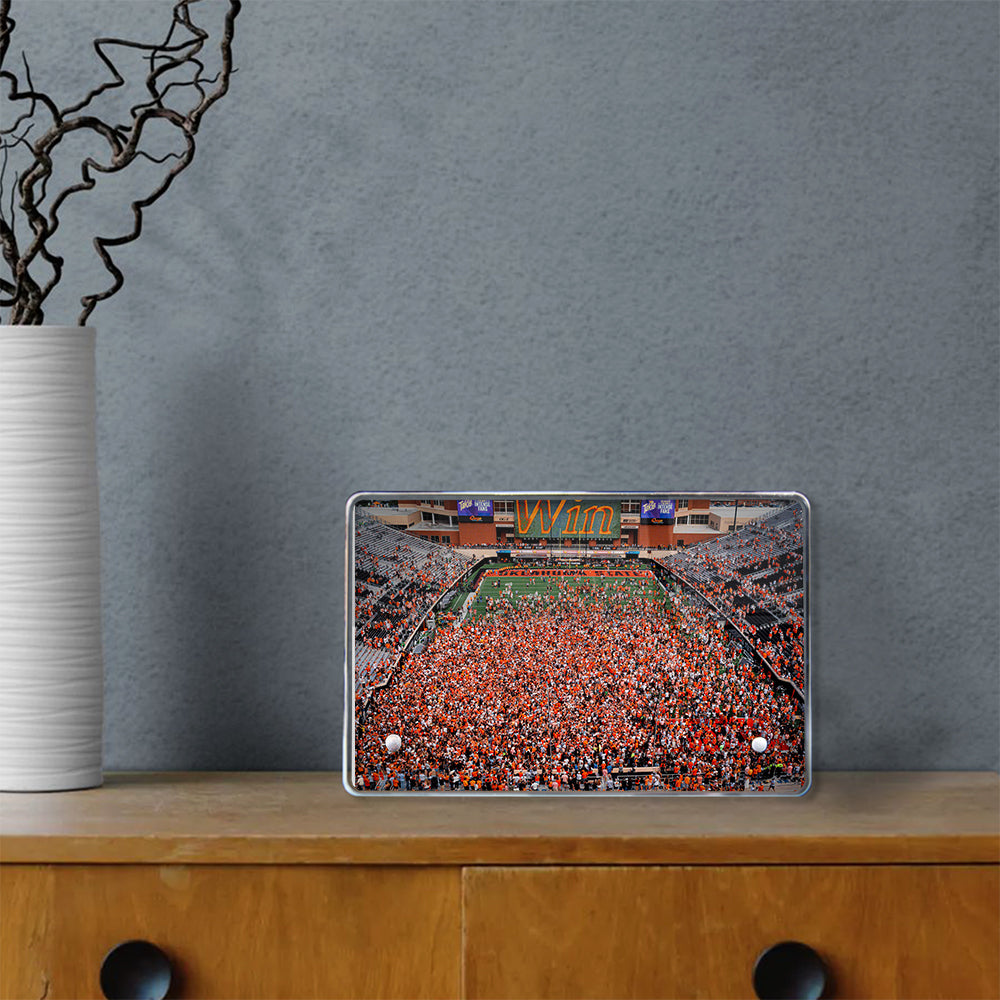 Oklahoma State Cowboys - Oklahoma State Win Storm the Field - College Wall Art #Acrylic Mini