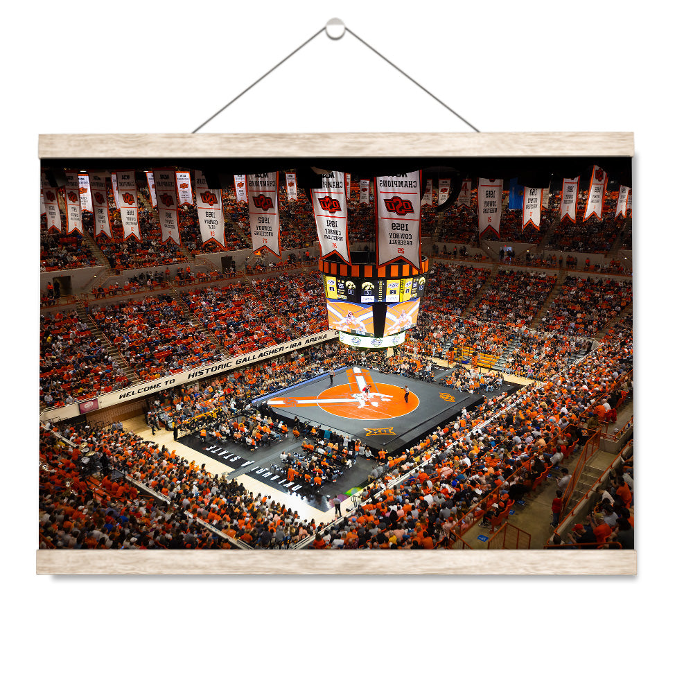 Oklahoma State Cowboys - Gallagher-Iba Arena - College Wall Art #Hanging Canvas