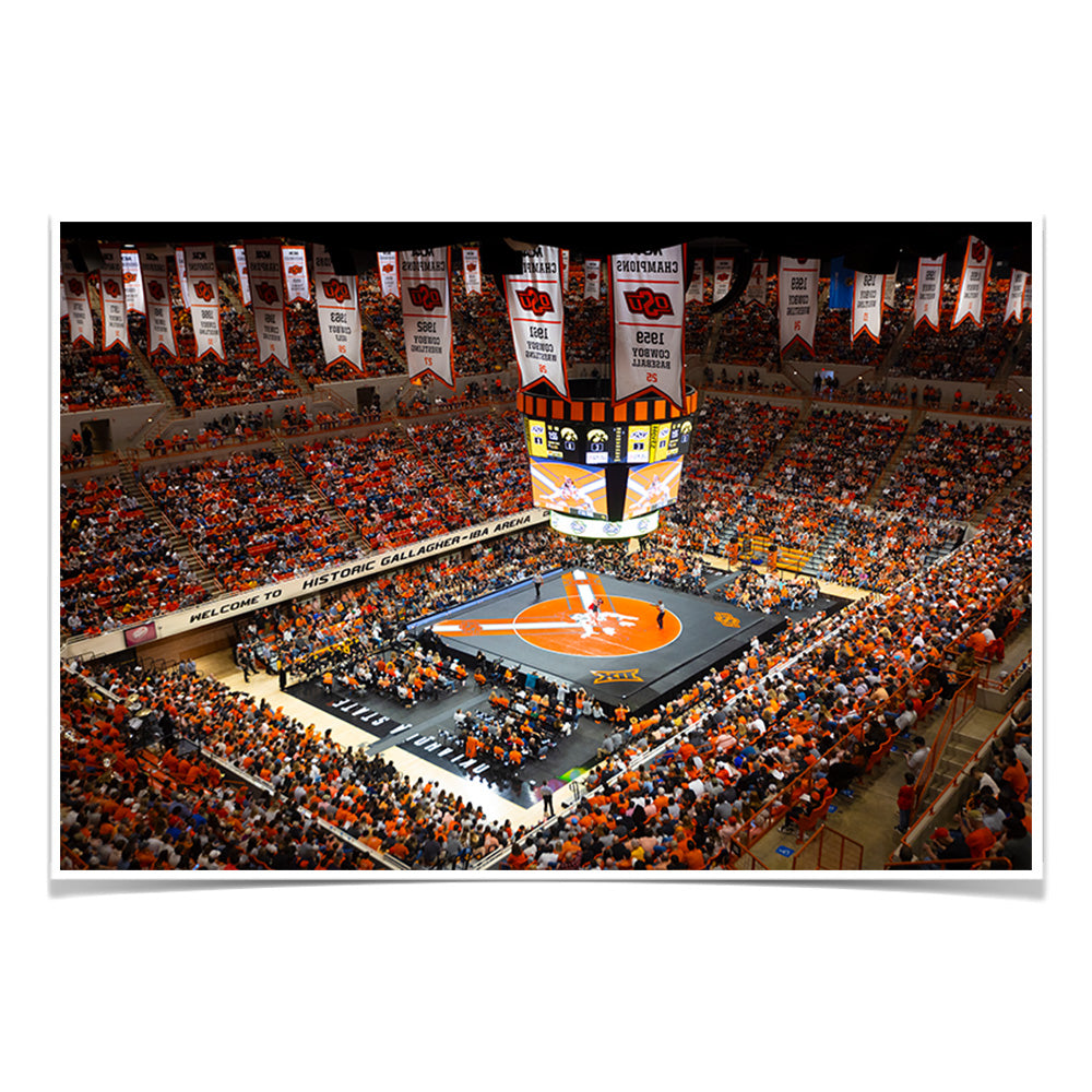 Oklahoma State Cowboys - Gallagher-Iba Arena - College Wall Art #Photo Poster
