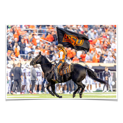 Oklahoma State Cowboys - Spirit Rider - College Wall Art #Photo Poster